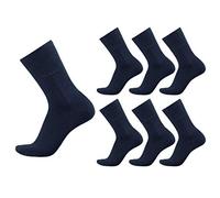 bugatti Herren Socken 6er Pack uni basic Farben rot, indigo melange, Size:39-42, Farben:navy