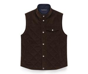 bugatti - Herren Sportswear-Weste braun - Gr. - 56