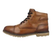 Schnürstiefelette BUGATTI "bugatti Stiefelette Leder", Damen, Gr. 42, cognac, Leder, Schuhe Schnürstiefelette (74316932-42) cognac