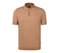 Poloshirt BUGATTI, Herren, Gr. XL, beige (60, taupe), 75% Baumwolle, 25% Polyacryl, unifarben, regular fit, ohne Ausschnitt, Rippbündchen, Shirts, mit Knopfleiste (25874615-XL) 60, taupe