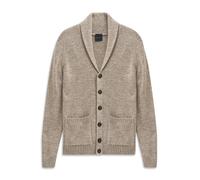 bugatti Cardigan Herren Regular Fit Wolle beige, M