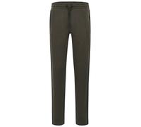 Sweathose BUGATTI, Herren, Gr. XL, Normalgrößen, grün (oliv), 67% Baumwolle, 33% Polyester, unifarben, normal, Hosen, mit Leistentaschen (58298900-XL) oliv