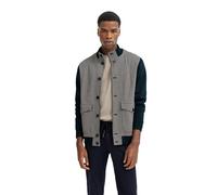 Sweatjacke BUGATTI, Herren, Gr. 3XL, 390, marine, Sweatware, 87% Baumwolle, 13% Polyester, Hahnentrittmuster, casual, normal, Langarm Rippbündchen, Sweatjacken, mit Collegekragen (84989832-XXXL) 390, 