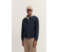 Sweatjacke BUGATTI, Herren, Gr. 3XL, 390, marine, Sweatware, 78% Polyester, 17% Viskose, 5% Elasthan, unifarben, casual, normal, Langarm Rippbündchen, Sweatjacken, mit sportlichem Collegekragen (11630