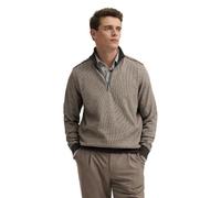 bugatti Herren Sweattroyer 8550-25061F | Modern Fit Baumwollmix Struktur
