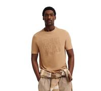 bugatti Herren T-Shirt Kurzarm 8350-85041D Modern Fit Rundhalsausschnitt Logo-Print Baumwolle bequem Basic sportlich