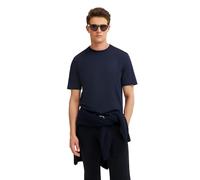bugatti T-Shirt Herren Regular Fit Kurzarm Rundhals Baumwolle blau, 4XL