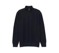 bugatti Herren Troyer 7500-15512E Regular Fit Pullover kurzer Reißverschluss