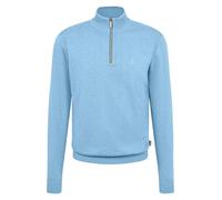 bugatti Herren Troyer Strickpullover Stehkragen kurzer Reißverschluss Regular Fit