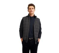 Sweatweste BUGATTI "Regular Fit", Herren, Gr. 3XL, 90, braun, 85% Baumwolle, 15% Polyester, unifarben, regular fit, ohne Ausschnitt, Westen, mit Stehkragen aus einem Baumwollmix (66375542-XXXL) 90, br