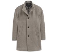 bugatti - Herrenmantel Wolle hellgrau - Gr. - 58