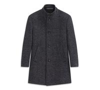 bugatti Mantel Herren Stehkragen Wolle blau, 54 (XL)