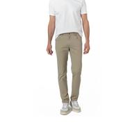 bugatti Hose Herren Regular Fit Baumwolle beige, 32/34