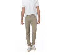 bugatti Hose Herren Regular Fit Baumwolle beige, 33/30