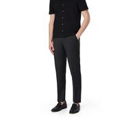 bugatti Hose Herren Regular Fit Schurwoll-Stretch schwarz, 52