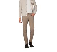 bugatti Hose Herren Slim Fit Baumwolle beige, 31/32