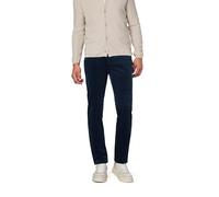 bugatti Hose Herren Slim Fit Cord blau, 38/34