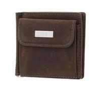 bugatti Hunter Dollarclip 8CC Metal Logo Brown
