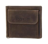 bugatti Hunter RFID Dollarclip 8CC Brown