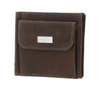 bugatti Hunter RFID Dollarclip 8CC Metal Logo Brown