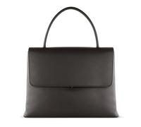 bugatti Ilva Damen Schultertasche L mit Kosmetiktasche, Handtasche aus Kunstleder, braun