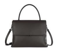 bugatti Ilva Damen-Schultertasche M mit Kosmetiktasche, Handtasche aus Kunstleder, braun