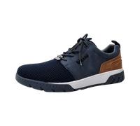 Sneaker BUGATTI Gr. 42, blau Herren Schuhe Stoffschuhe mit Label und Kontrastbesatz (95889739-42)