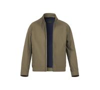 bugatti Jacke Herren Stehkragen Mikrofaser grün, 52 (L)