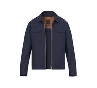 Hemdjacke BUGATTI "Regular Fit", Herren, Gr. 50, 390, marine, 35% Baumwolle, 35% Lyocell, 30% Polyester, unifarben, regular fit, Jacken, mit Stretch und Struktur (43918820-50) 390, marine