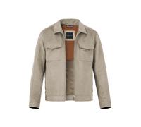 bugatti Jacke Herren Umlegekragen Mikrofaser grün, 54 (XL)