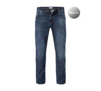 bugatti 5-Pocket-Jeans mit einem leichten Used Look, blau