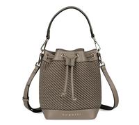 bugatti Julice Beuteltasche für Damen, Schultertasche aus geprägtem Kunstleder in sand