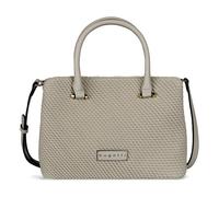 Bugatti Fashion Tote Bag Julice – elegante Handtasche aus geprägtem Kunstleder – Beige