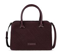 bugatti Julice Tote Bag für Damen, elegante Handtasche aus geprägtem Kunstleder in bordeaux