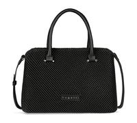 Bugatti Fashion Schultertasche Julice – geprägtes Kunstleder, 28 cm, schwarz für Damen