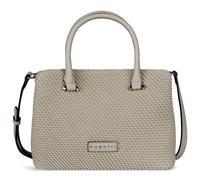 bugatti Julice Tote Bag für Damen, elegante Handtasche aus geprägtem Kunstleder in beige