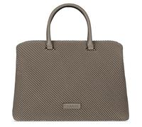 bugatti Julice Tote Bag L für Damen 13", große Handtasche aus geprägtem Kunstleder in sand