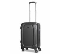 BUGATTI Kabinen-Koffer für Damen und Herren | Kleiner Cabin-Trolley 38 x 24 x 55 cm aus hochwertigem, stoßfestem ABS Material | Teleskopgriff & TSA-Schloss| Valencia Serie