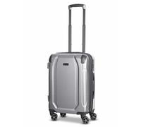BUGATTI Kabinen-Koffer für Damen und Herren | Kleiner Cabin-Trolley 38 x 24 x 55 cm aus hochwertigem, stoßfestem ABS Material | Teleskopgriff & TSA-Schloss| Valencia Serie
