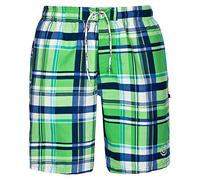 bugatti® - Karierte Herren Badeshort in grün, in Größe S