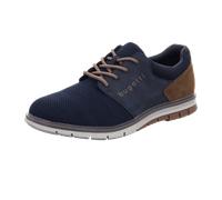 Bugatti Klassische Schnürschuhe für Herren, blau, Größe 44 EU