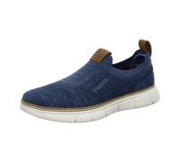 Slip-On Sneaker BUGATTI, Herren, Gr. 41, blau, Textil, meliert, Schuhe, Sock-Sneaker, Slipper, Freizeitschuh zum Schlupfen (39630152-41) blau