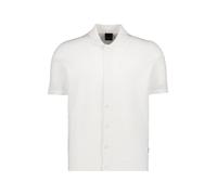 bugatti Kurzarmhemd Herren Regular Fit Kurzarm weiß, L
