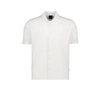 bugatti Kurzarmhemd Herren Regular Fit Kurzarm weiß, XL