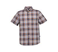 Kurzarmhemd BUGATTI, Herren, Gr. L, Normalgrößen, 60, taupe, 100% Baumwolle, kariert, casual, normal, Kurzarm, Hemden, mit Karo-Muster (75515324-L) 60, taupe