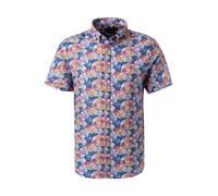 bugatti Kurzarmhemd Herren Slim Fit Kurzarm Baumwolle mehrfarbig, XL