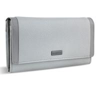 bugatti Sina Geldbörse RFID Schutz Leder 18.5 cm grau