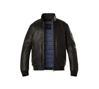 bugatti Lederjacke Herren Stehkragen Lammnappa schwarz, 50 (M)