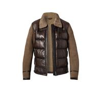 bugatti Lederjacke Herren Umlegekragen Lammnappa braun, 50 (M)