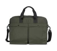 bugatti Legere Aktentasche für Herren, leichte Business-Tasche aus Rip-Stop-Polyester, olive